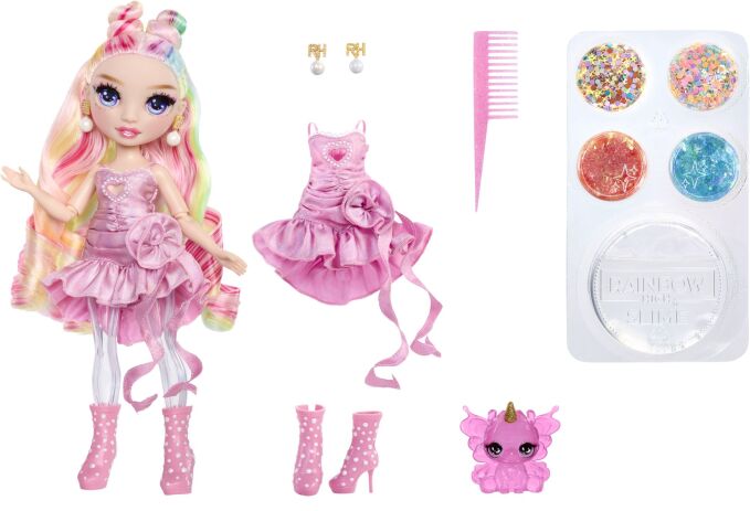 Rainbow High Shimmers Κούκλα & Slime-Bella (122401EU) (5)