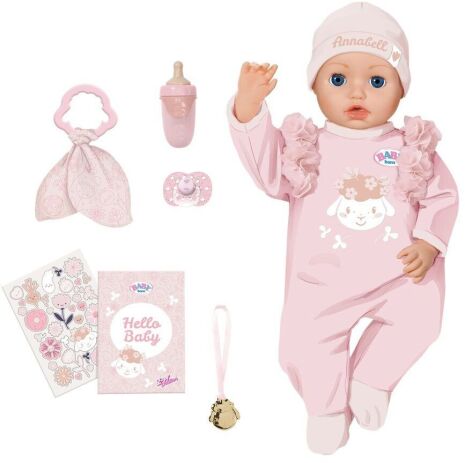 Baby Born Annabell Διαδραστική Κούκλα Με Αξεσουάρ 43cm (838396-116725) (2)