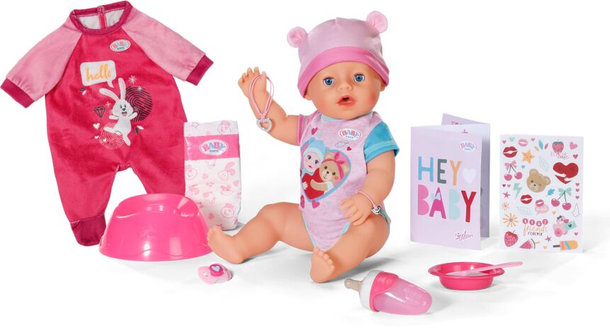 Baby Born Emma Διαδραστική Κούκλα Με Αξεσουάρ & Φορμάκι 43cm (840504-116725) (0)
