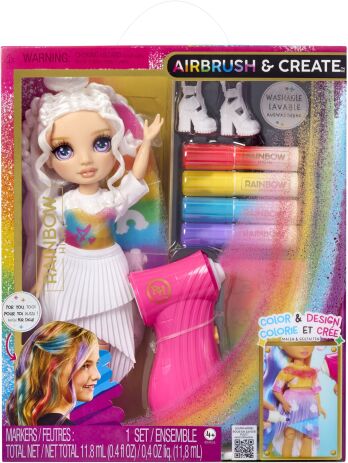 Rainbow High Airbrush & Create Fashion Κούκλα-Purple Eyes (543350EUC) (1)