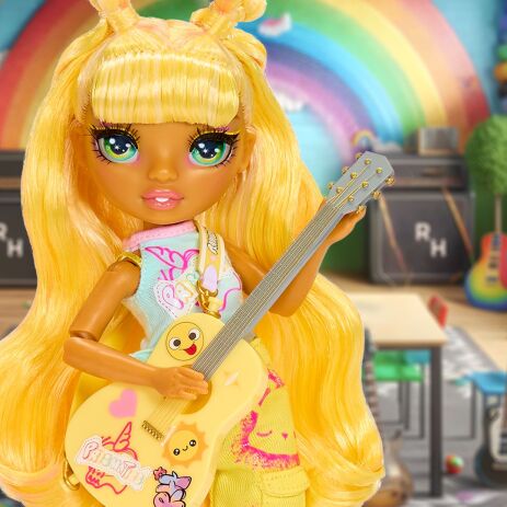 Rainbow High Junior High Rock Party Κούκλα-Sunny (565628EUC) (2)