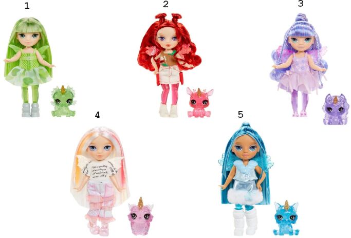 Rainbow High Littles Fantasy Νεράϊδες Κουκλίτσα-5 Σχέδια (567400EUC) (1)