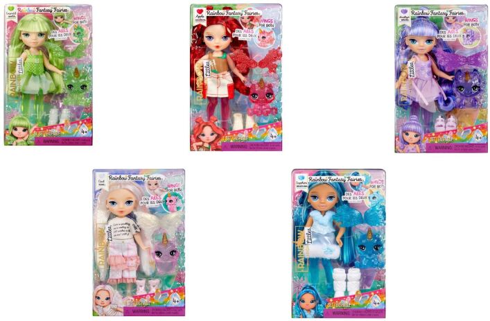 Rainbow High Littles Fantasy Νεράϊδες Κουκλίτσα-5 Σχέδια (567400EUC) (2)