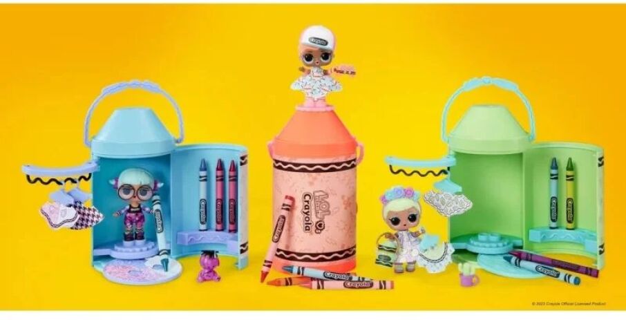 L.O.L Surprise Loves Crayola Studio Ζωγραφικής Με Κούκλα-8 Σχέδια-1Τμχ (505273EUC) (1)