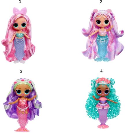 L.O.L Surprise Tweens Κούκλα Γοργόνα-4 Σχέδια (510420EUC) (1)