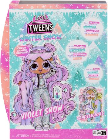 L.O.L Surprise Winter Snow Tweens Κούκλα-Violet Snow (427728INT) (6)