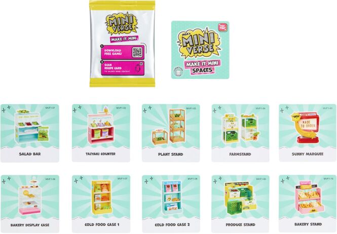 Miniverse-Make It Mini Spaces Furniture Pack-1Τμχ (547426EUC) (2)