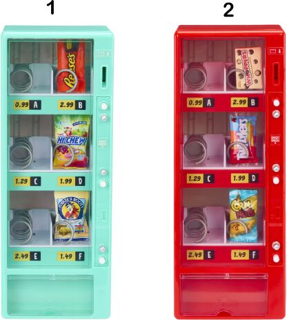 Miniverse Food-Real Brands Vending Machine-2 Σχέδια (247937EUC) (1)