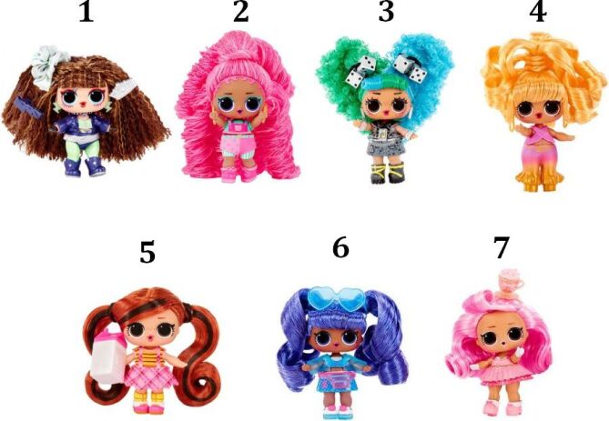L.O.L Surprise Hair Hair Hair Κούκλα S2-7 Σχέδια (584445EUC) (1)