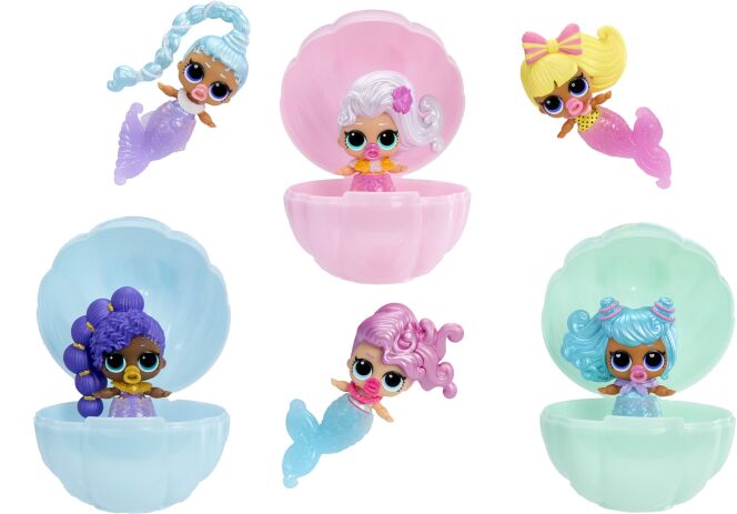 L.O.L Surprise Γοργόνες Μαγική Μεταμόρφωση Μικρές Αδερφούλες-6 Σχέδια-1Τμχ (598787EUC) (1)