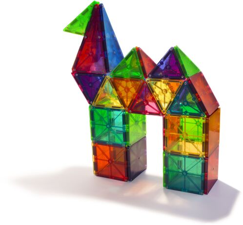 Magna-Tiles Clear Colors Set-100 Τμχ (04300) (2)