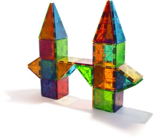 Magna-Tiles Clear Colors Set-100 Τμχ (04300) (3)