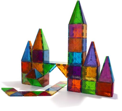Magna-Tiles Clear Colors Set-100 Τμχ (04300) (6)