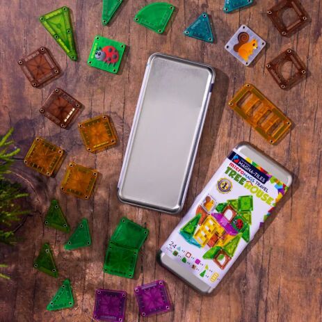 Magna-Tiles Micromags Treehouse Travel Set 24Τμχ. (264024TH) (3)