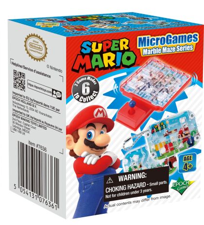 Super Mario Marble Maze-6 Σχέδια-1Τμχ (7636) (0)