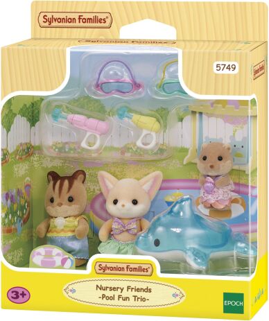 Sylvanian Families Nursery Friends Διασκέδαση Στην Πισίνα (5749) (1)
