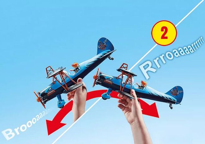 Playmobil Air Stunt Show Διπλάνο Φοίνικας (70831) (5)