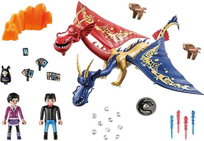 Playmobil DW Dragon-Οι Wu & Wei Με Την Jun (71080) (2)