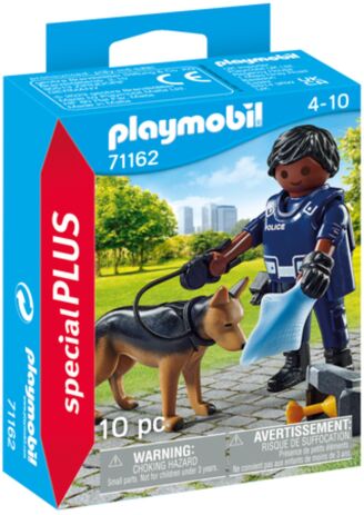 Playmobil Special Plus Αστυνομικός Με Σκύλο-Ανιχνευτή (71162) (1)