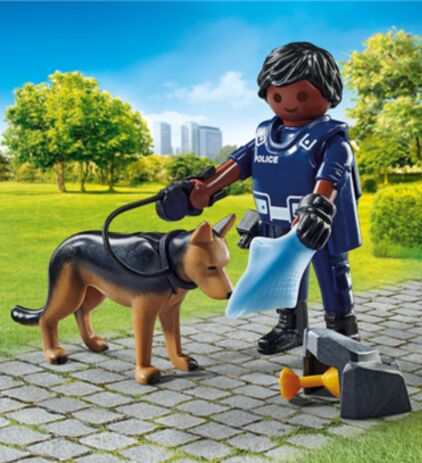 Playmobil Special Plus Αστυνομικός Με Σκύλο-Ανιχνευτή (71162) (2)