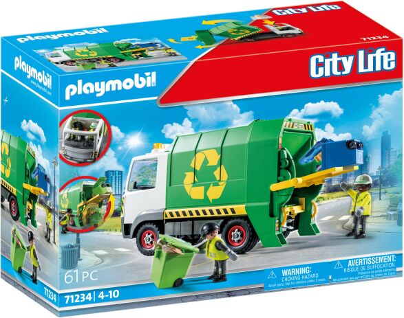 Playmobil Όχημα Συλλογής Ανακυκλομένων Απορριμάτων (71234) (1)