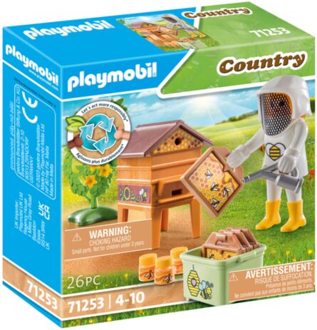 Playmobil Μελισσοκόμος Με Κηρήθρες (71253) (1)