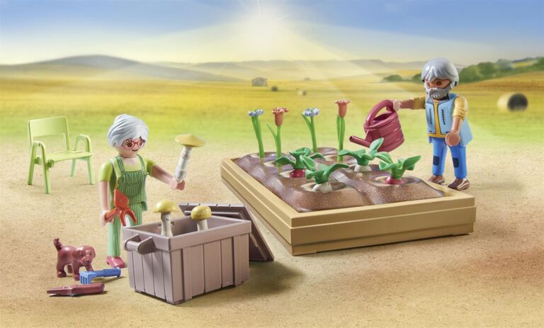 Playmobil Ο Λαχανόκηπος Του Παππού Και Της Γιαγιάς (71443) (2)