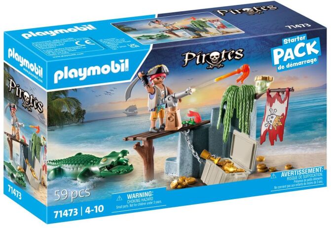 Playmobil Starter Pack Πειρατής Με Αλιγάτορα (71473) (1)