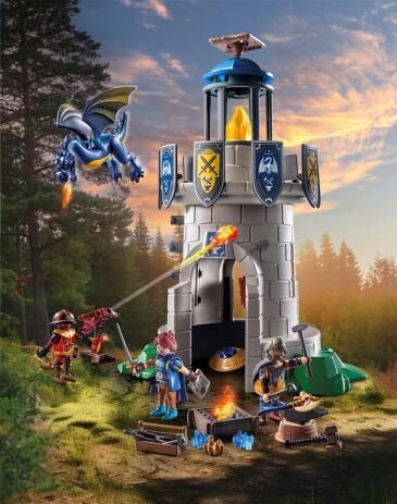 Playmobil Novelmore Πύργος Ιπποτών Με Δράκο Και Σιδηρουργό (71483) (3)