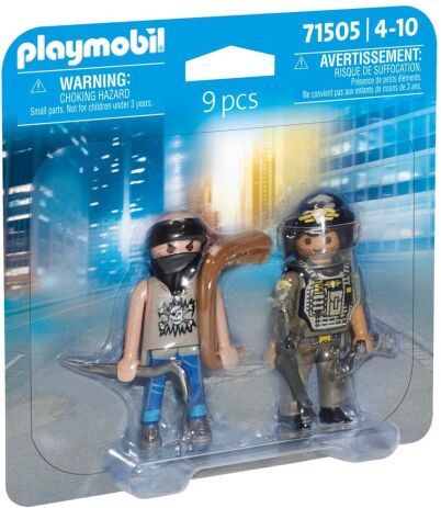 Playmobil Duo Pack Κλέφτης Και Αστυνόμος (71505) (1)