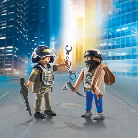 Playmobil Duo Pack Κλέφτης Και Αστυνόμος (71505) (2)