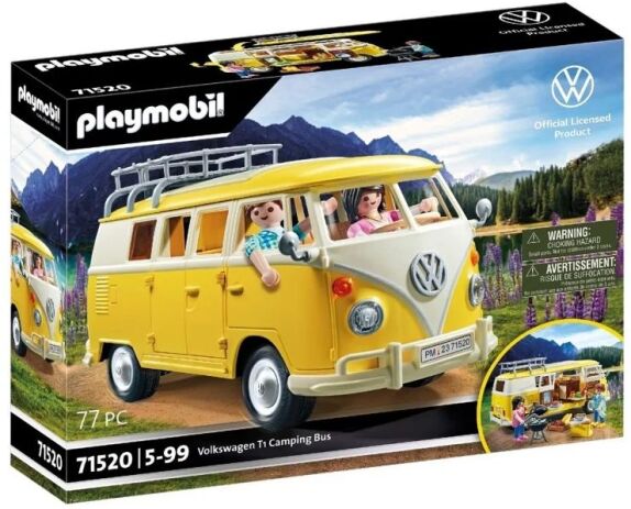 Playmobil Volkswagen T1 Camping Bus-Κίτρινο (71520) (1)