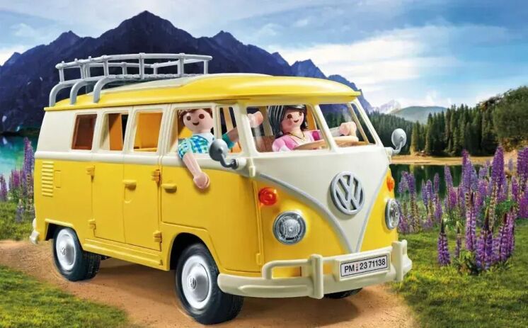 Playmobil Volkswagen T1 Camping Bus-Κίτρινο (71520) (2)