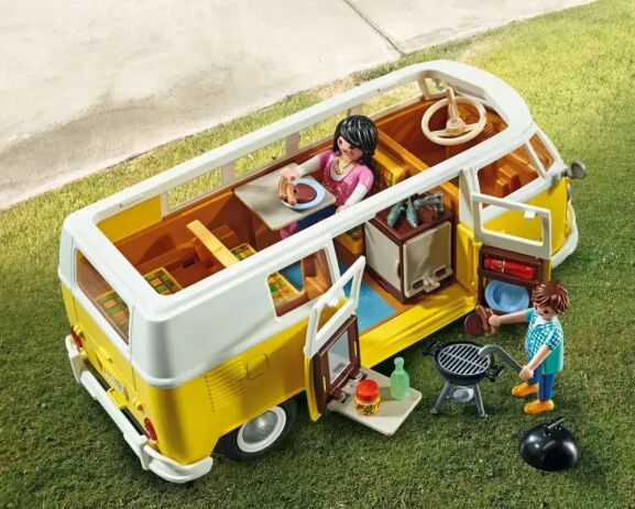Playmobil Volkswagen T1 Camping Bus-Κίτρινο (71520) (3)