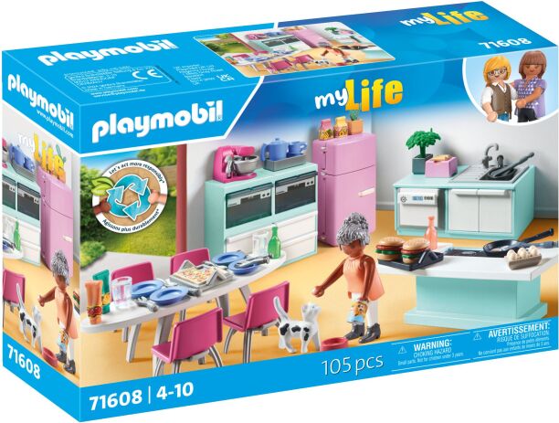 Playmobil Μοντέρνα Κουζίνα Με Τραπεζαρία (71608) (1)