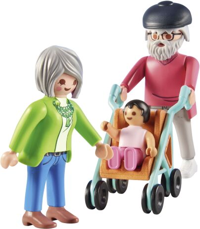 Playmobil Παππούς Και Γιαγιά Με Μωρό (71613) (0)