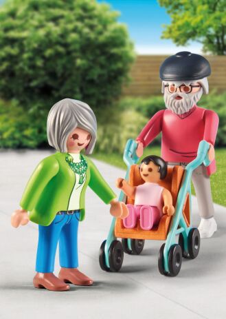 Playmobil Παππούς Και Γιαγιά Με Μωρό (71613) (2)