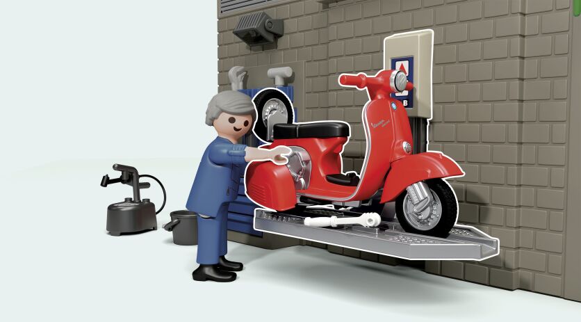 Playmobil Vespa Συνεργείο Για Vespa (71620) (2)