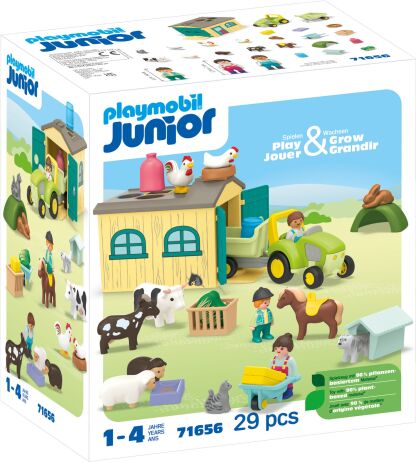 Playmobil Junior Διασκέδαση Στη Φάρμα (71656) (1)