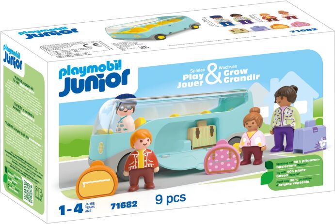 Playmobil Junior Πούλμαν (71682) (1)