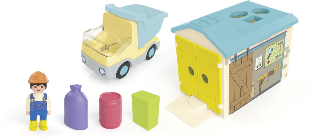 Playmobil Junior Φορτηγό Με Γκαράζ (71686) (4)