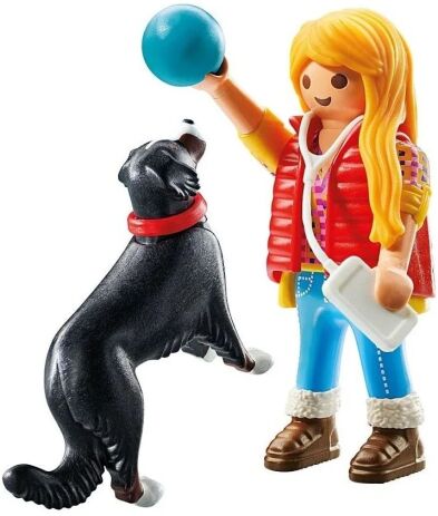 Playmobil Γυναίκα Με Ορεινό Σκύλο Μπερνίζ (71738) (0)