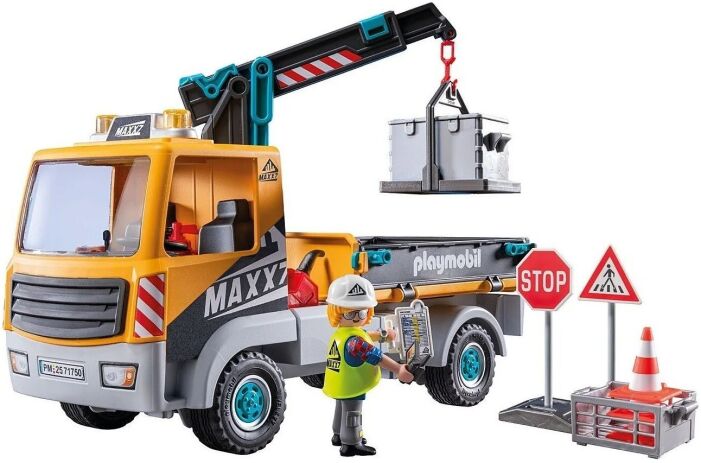 Playmobil Φορτηγό Με Γερανό (71750) (0)