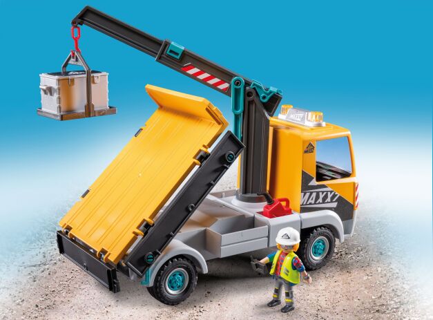 Playmobil Φορτηγό Με Γερανό (71750) (3)