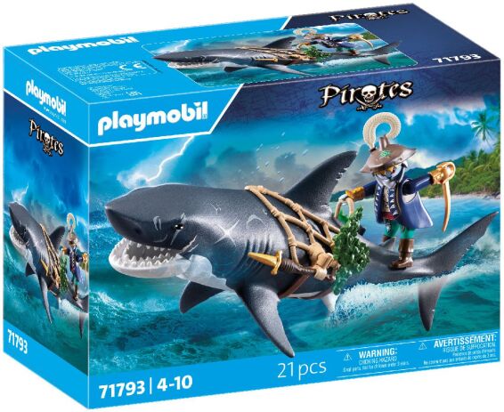 Playmobil Πειρατής Με Γιγαντιαίο Καρχαρία (71793) (1)