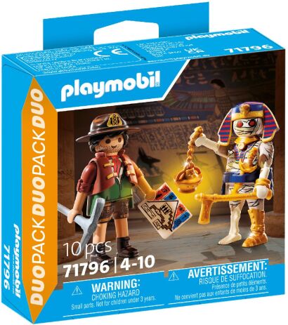 Playmobil Duo Pack Κυνηγός Θησαυρού & Μούμια (71796) (1)