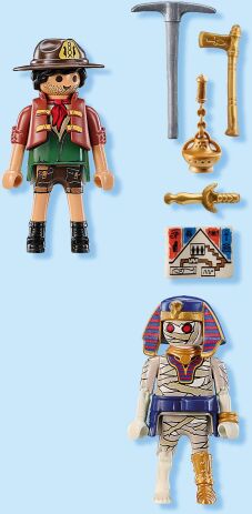 Playmobil Duo Pack Κυνηγός Θησαυρού & Μούμια (71796) (2)