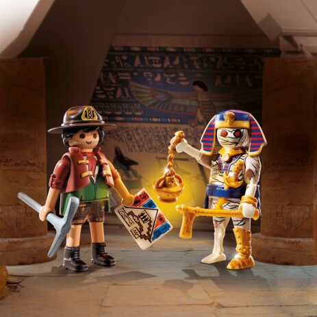Playmobil Duo Pack Κυνηγός Θησαυρού & Μούμια (71796) (3)