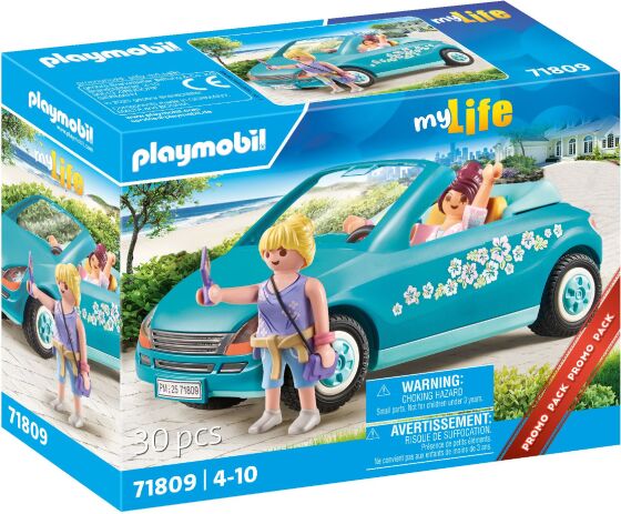 Playmobil Βόλτα Με Κάμπριο Αυτοκίνητο (71809) (1)