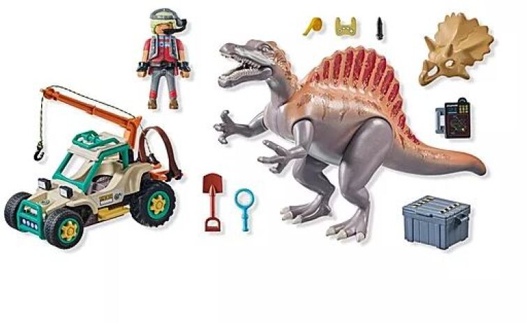 Playmobil Dinos Επίθεση Σπινόσαυρου Στο Εξερευνητικό Όχημα (71820) (5)